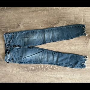 Abercrombie Simone High Rise Ankle Jeans